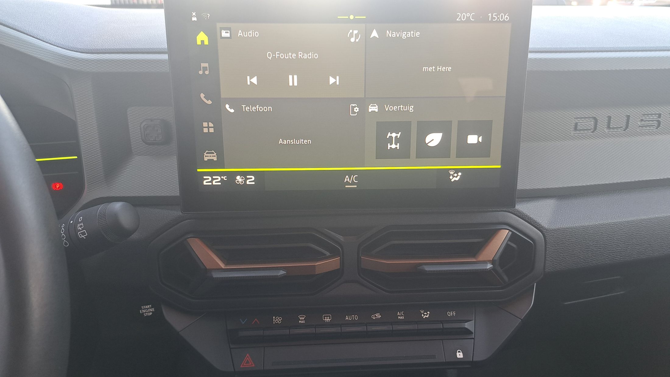 Dacia Duster TCe 130Pk Extreme, airco, GPS, cam, dodehoekw.