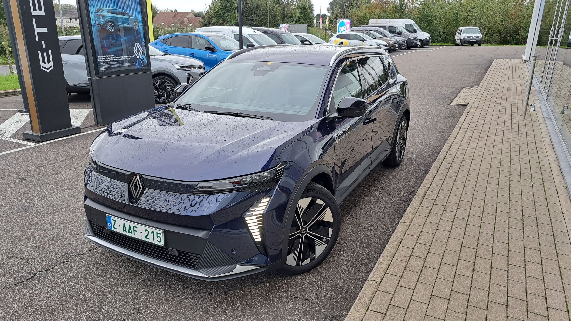 Renault Scénic E-Tech full Electric, sensoren V+A+zijkant, dodehoekwaarschuwing