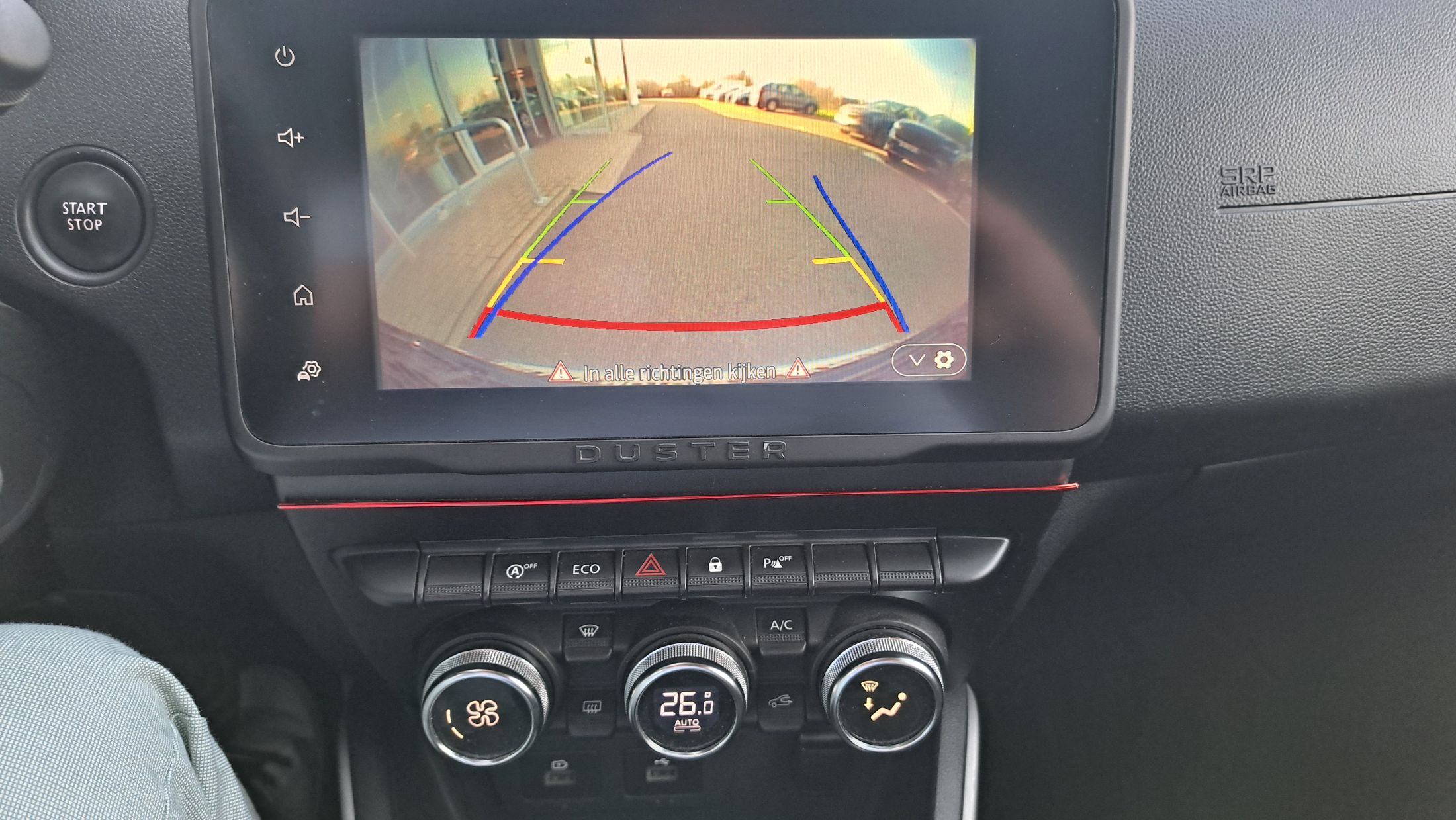 Dacia Duster TCe 90, airco, GPS, camera, dodehoekw, 33231 Km