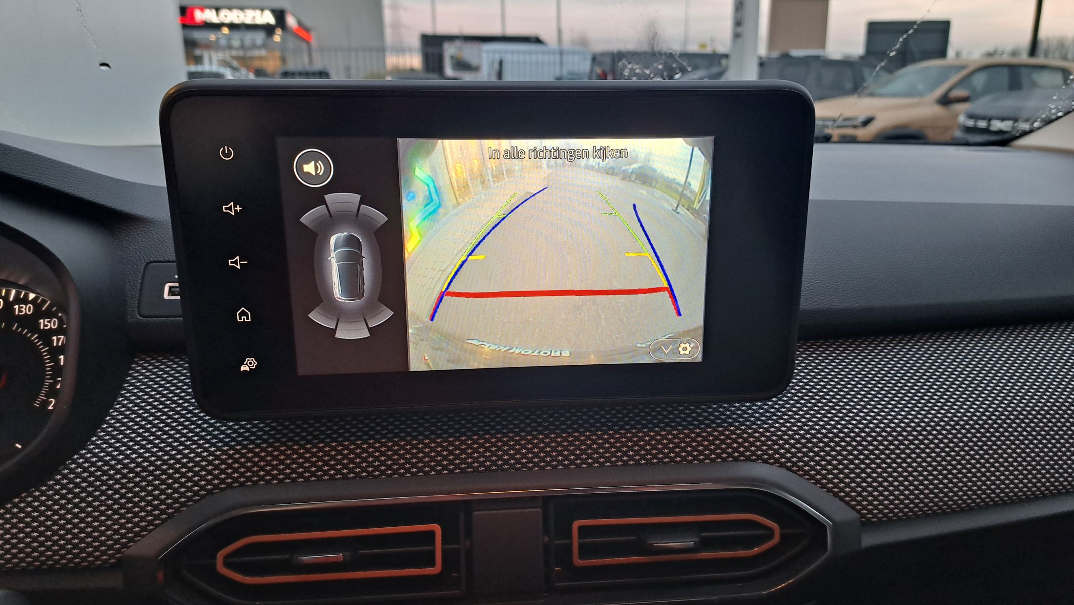 Dacia Sandero Stepway TCe 90, camera, sensor V+A, dodehoekw