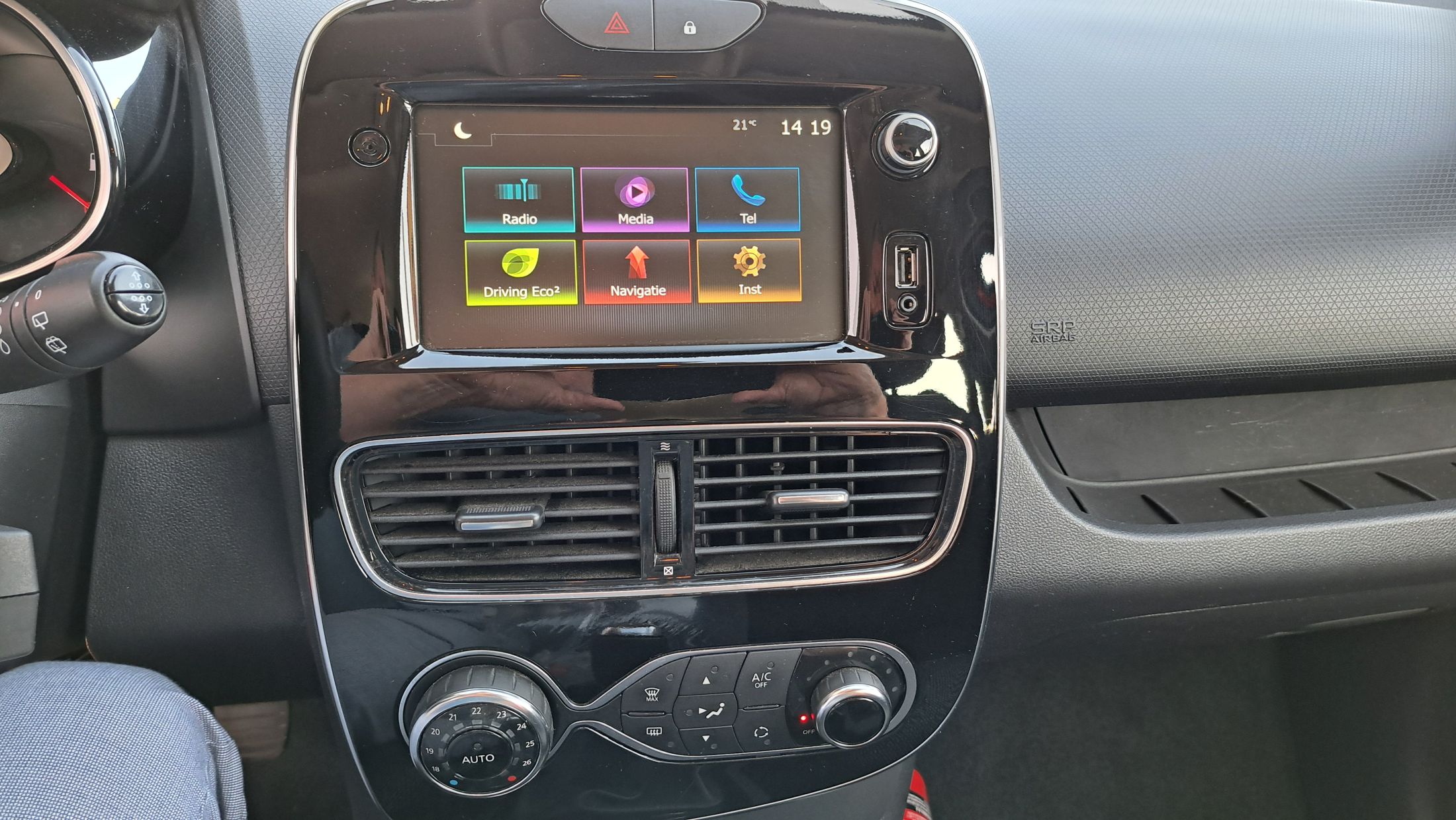 Renault Clio GrandTour TCe90, airco, GPS, sensor A, GARANTIE