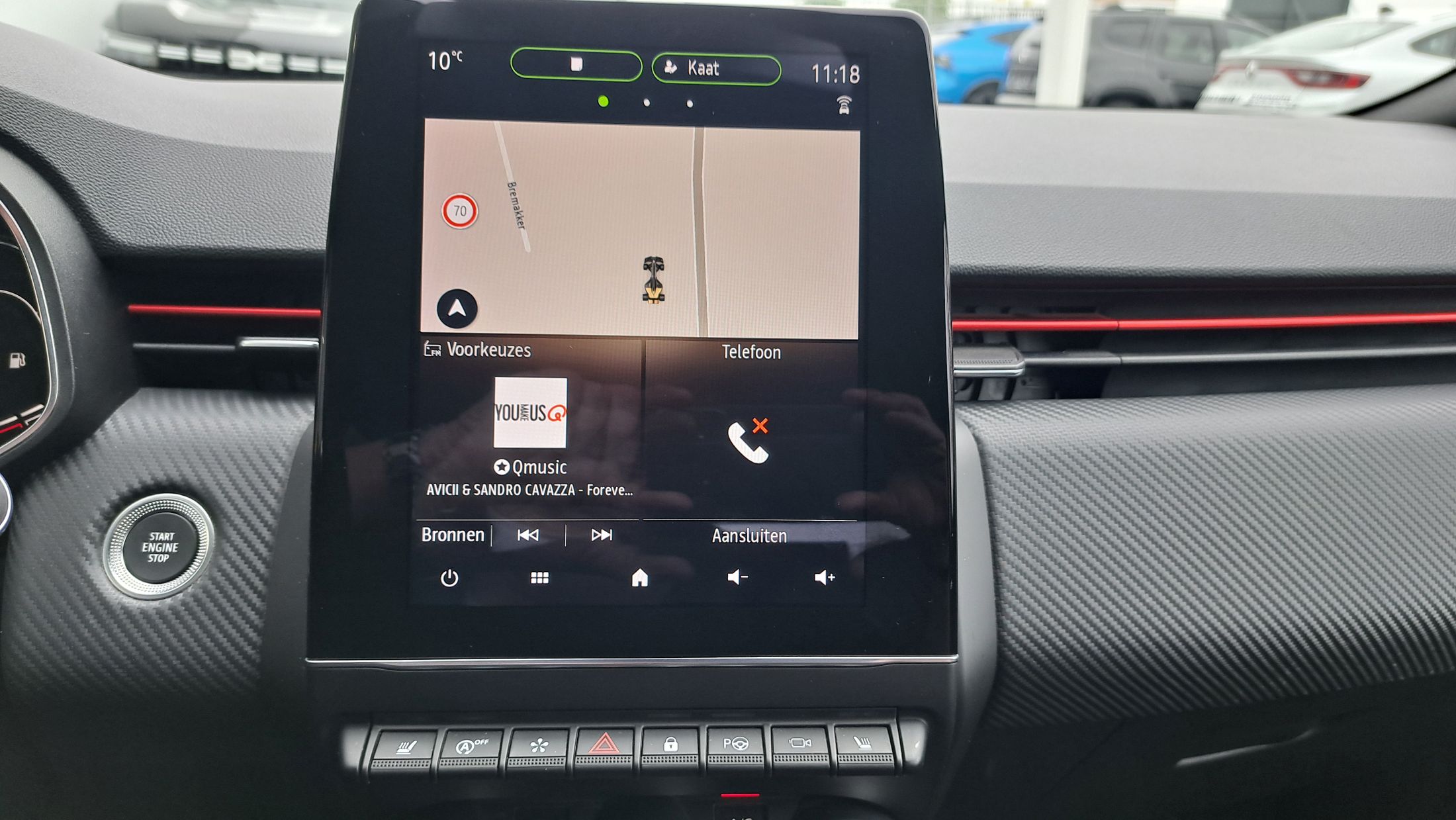 Renault Clio RS-line, 360 cam, sensorV+A, dodehoekw, leder